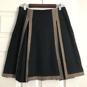 Farrington Paris Black Pleated Skirt